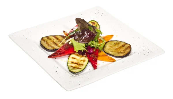 Gegrilltes Gemüse (Zucchini, Auberginen, Paprika),) — Stockfoto
