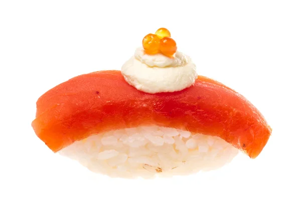 Sushi łososiowe na białym tle — Zdjęcie stockowe