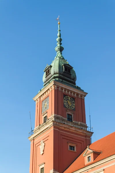Warszawa, Polska. Stare Miasto - słynny Zamek Królewski. UNESCO Świat jej — Zdjęcie stockowe