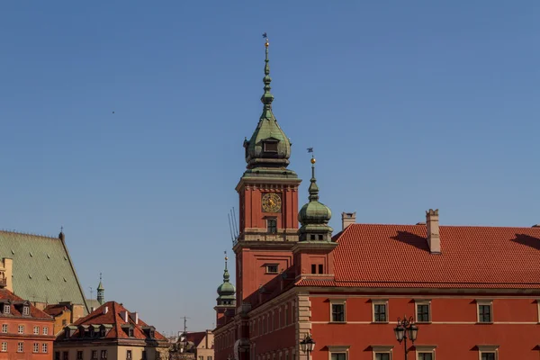 Varsovia, Polonia. Orașul vechi - faimosul castel regal. UNESCO World Her — Fotografie, imagine de stoc