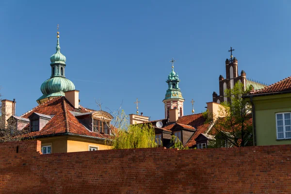 Πλατεία κάστρο στη Βαρσοβία, Πολωνία — Φωτογραφία Αρχείου