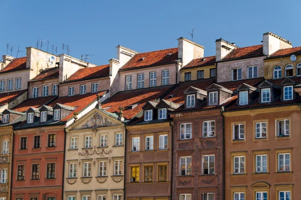 Slottstorget i Warszawa, Polen — Stockfoto