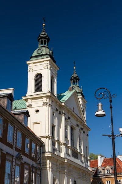 Centrum van de stad van Warschau, Polen — Stockfoto