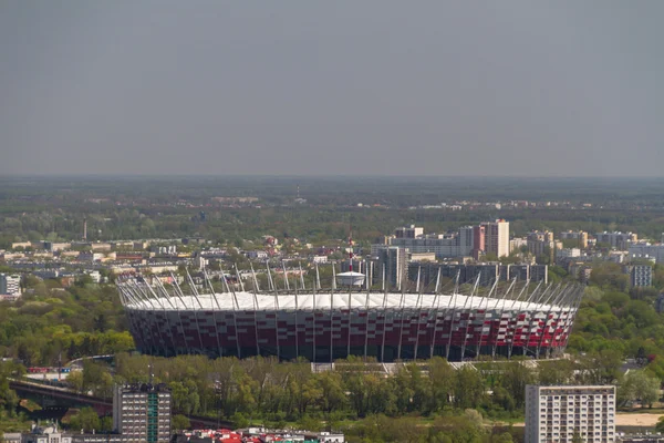 Nemzeti stadion, Varsó, Lengyelország - április 25-én: varsói nemzeti s — Stock Fotó