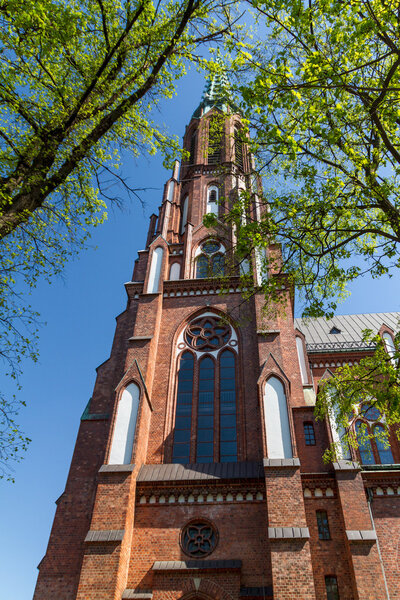 Saint Florian's Cathedral in Warsaw, Poland