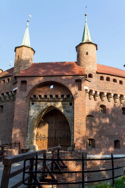 Un cancello per Cracovia - il barbaro meglio conservato in Europa, Polonia — Foto Stock
