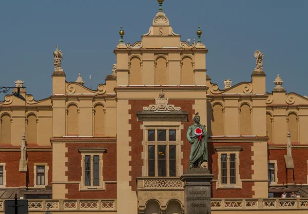 Krakow, Polonya bina sukiennice — Stok fotoğraf