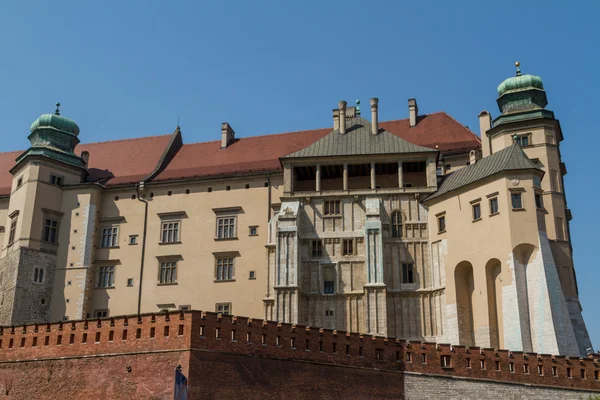 Királyi vár a Wawel, Krakkó — Stock Fotó