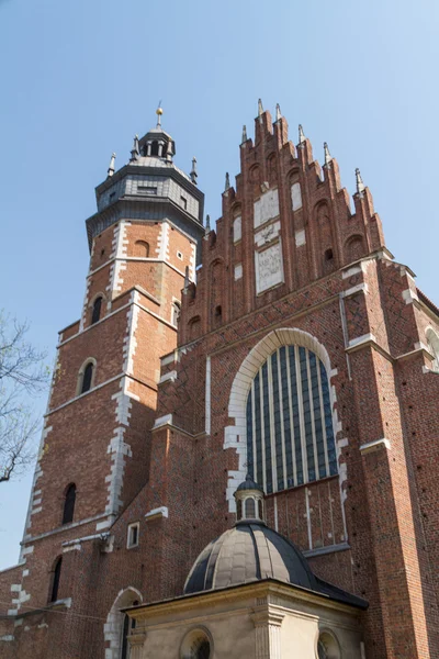 Cracow - corpus christi kerk werd opgericht door kasimirus iii de — Stockfoto