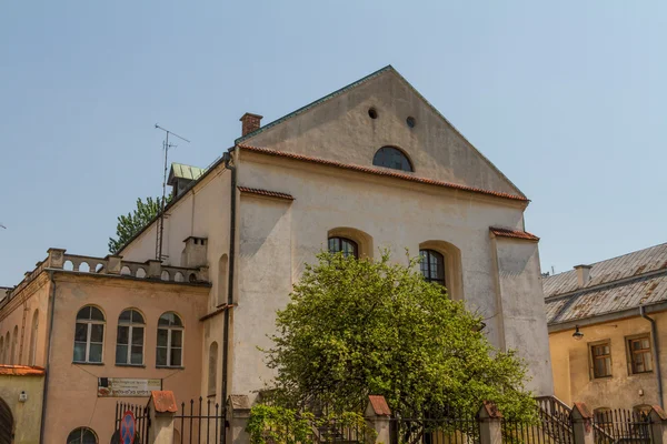 Sinagoga Veche Izaaka în cartierul Kazimierz din Cracovia, Polonia — Fotografie, imagine de stoc