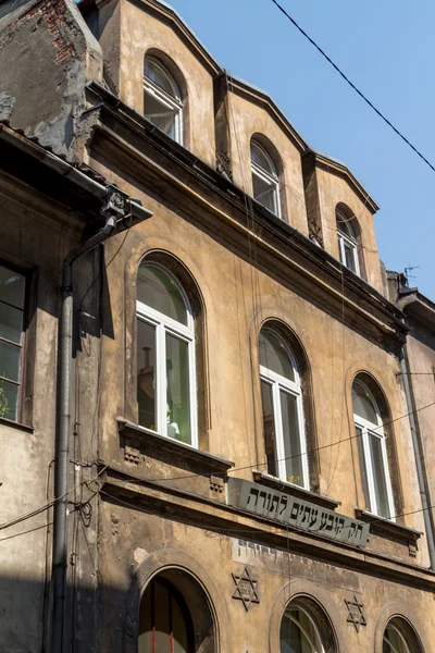 stock image Krakow - a unique architecture in the old Jewish district of Kaz