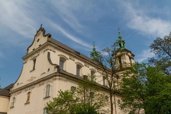Catedral en el casco antiguo de Cracovia — Foto de Stock