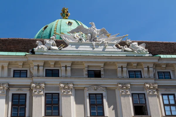 Παλάτι Hofburg και το μνημείο. Vienna.Austria. — Φωτογραφία Αρχείου