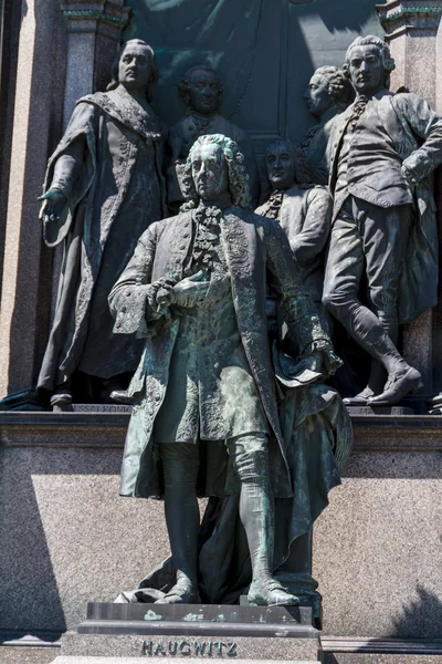 Марія Терезія пам'ятника у Відні — стокове фото