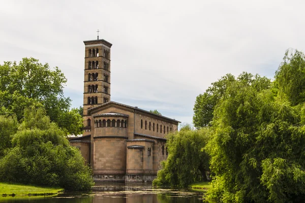 Uma igreja em Potsdam Alemanha na lista do Patrimônio Mundial da UNESCO — Fotografia de Stock