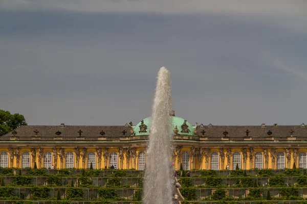 A Schloss Sanssouci, Potsdam, Németország — Stock Fotó