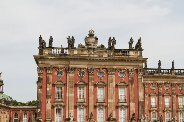 Το Νέο Παλάτι της Sanssouci βασιλικό πάρκο στο Πότσδαμ, Γερμανία — Φωτογραφία Αρχείου