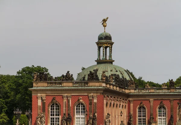 Το Νέο Παλάτι της Sanssouci βασιλικό πάρκο στο Πότσδαμ, Γερμανία — Φωτογραφία Αρχείου