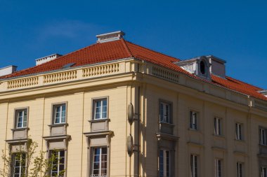 centrum van de stad van Warschau, Polen