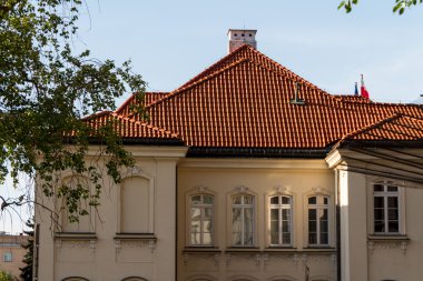 centrum van de stad van Warschau, Polen