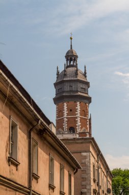 Krakow - kaz eski Yahudi bölgesinde benzersiz bir mimari