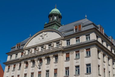 tipik binalar 19. yüzyıl budape buda castle bölgesinde