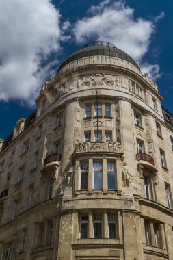 tipik binalar 19. yüzyıl budape buda castle bölgesinde