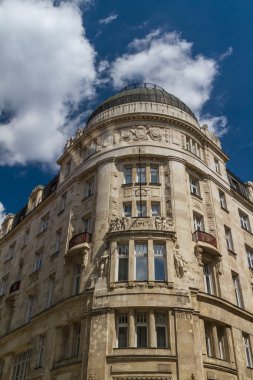 tipik binalar 19. yüzyıl budape buda castle bölgesinde