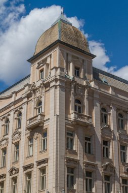 tipik binalar 19. yüzyıl budape buda castle bölgesinde