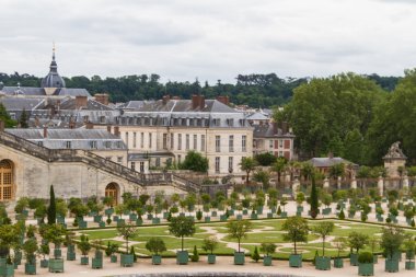 ünlü paris yakınlarındaki palace versailles, Fransa ile güzel garde