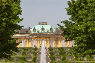 Schloss Sanssouci in Potsdam, Germany clipart