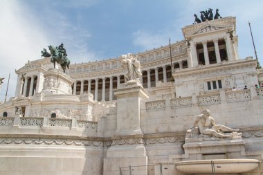 Binicilik anıt victor emmanuel II Vittoriano'ya yakınındaki