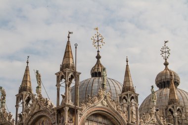 Saint işaretleri Bazilikası, katedral, kilise heykel mozaik ayrıntıları