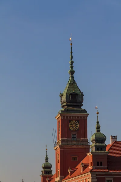 Varsóvia, Polónia. Cidade Velha - famoso Castelo Real. Mundo UNESCO Her — Fotografia de Stock
