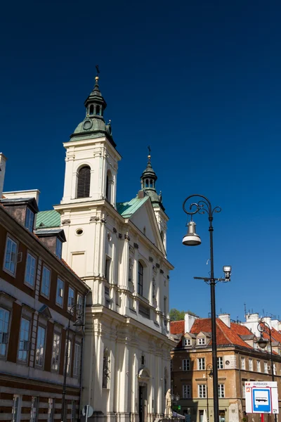 Centrum van de stad van Warschau, Polen — Stockfoto