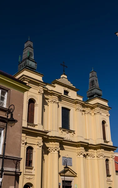 ポーランド、ワルシャワの市内中心部 — ストック写真