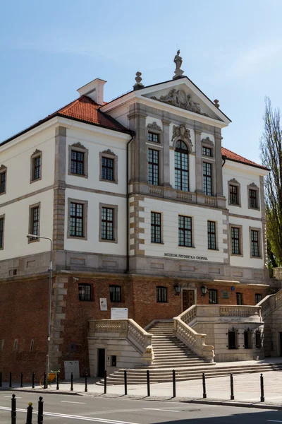 Muzeum frederick chopin. barokní palác ve Varšavě... slavný nizozemský architekt tylman van gameren. — Stock fotografie