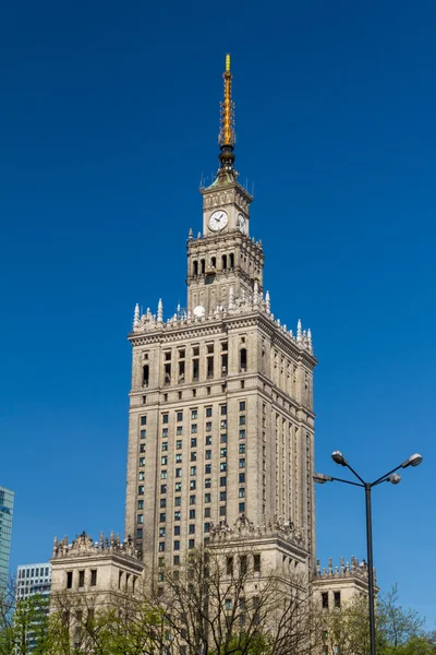 Palacio de Cultura y Ciencia, Varsovia, Polonia — Foto de Stock