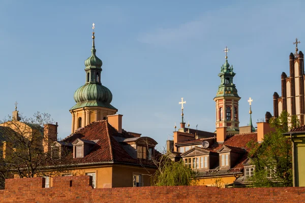 Πλατεία κάστρο στη Βαρσοβία, Πολωνία — Φωτογραφία Αρχείου