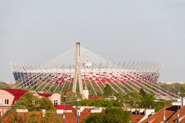 华沙-4 月 25 日: 新开放国家体育场在华沙 4 月 25 日 — 图库照片