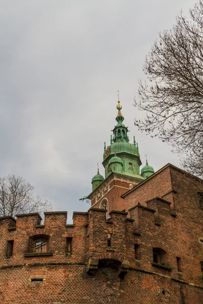 Castelo real em Wawel, Cracóvia — Fotografia de Stock