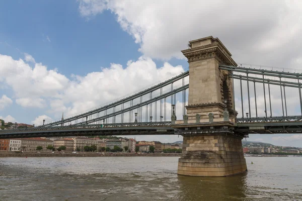 Цепной мост Будапешта, Венгрия — стоковое фото