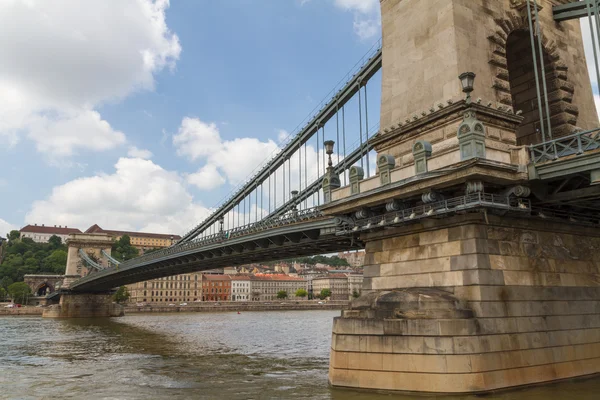 Kedjan bron i budapest, Ungern — Stockfoto