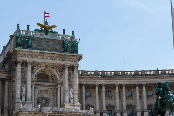 Heldenplatz en el complejo de Hofburg, Viena, Austria —  Fotos de Stock