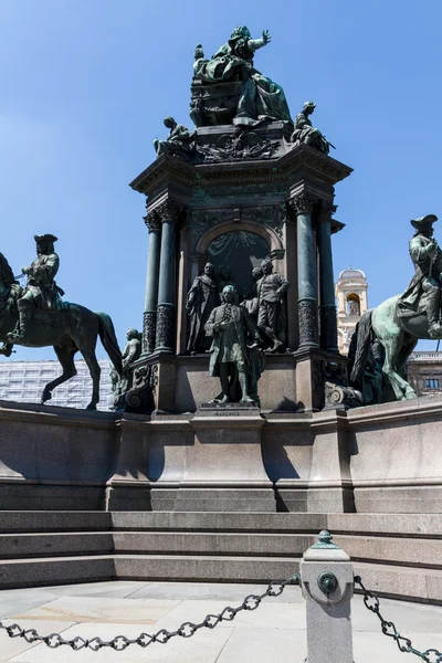 Maria theresia 纪念碑，在维也纳 — 图库照片