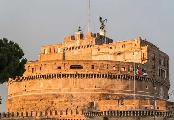 The Mausoleum of Hadrian, known as the Castel Sant Angelo in Rome, Italy. — Stock Photo, Image