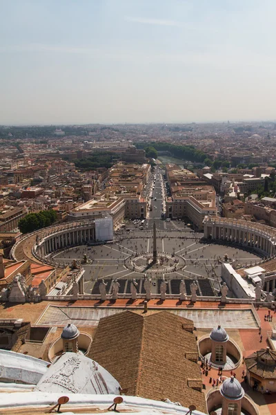 Sint-Pietersplein van rome in Vaticaanstad staat — Stockfoto