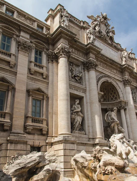 Fontána di trevi - nejslavnější Říma fontány na světě — Stock fotografie
