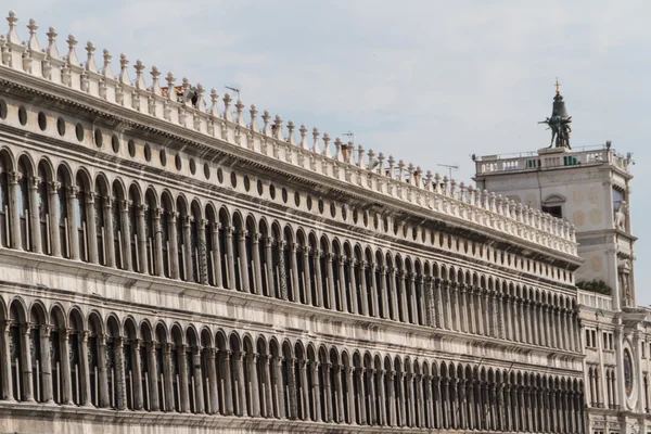 Stock image A fragment of the building of the Old Procuratie at the Piazza S