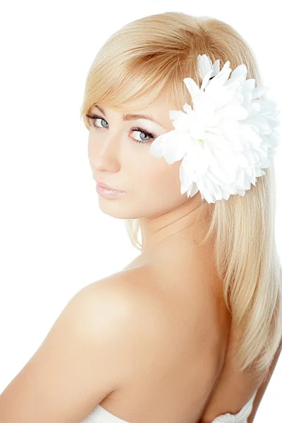 Piękna Młoda blondynka — Zdjęcie stockowe